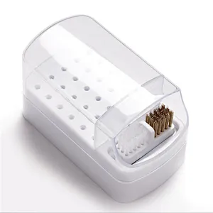 Drill Bits Storage Box With Brush