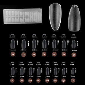 Short Frosted Nail Tips