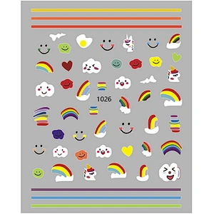 Dreamy Cloud/Moon/Stars/Shooting stars/Rainbow of Hearts Nail Stickers
