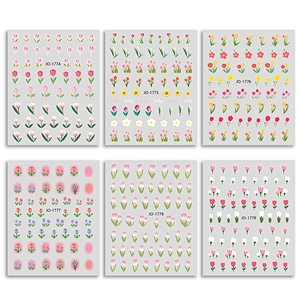 Tulip Floral & Plants Nail Stickers