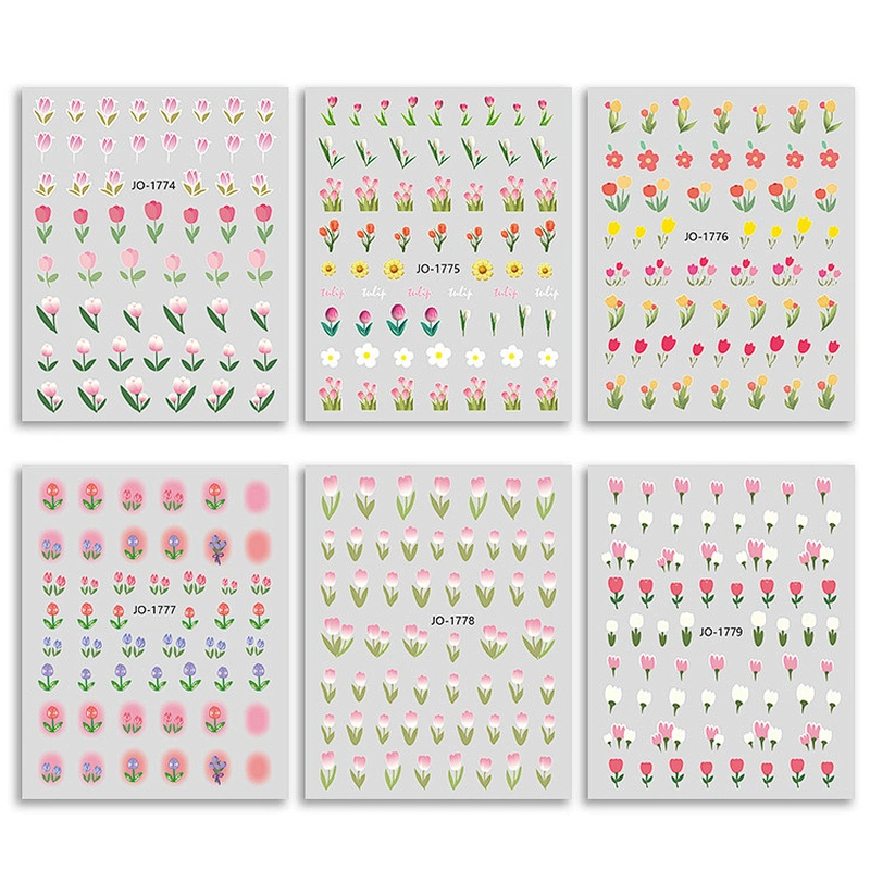 Tulip Floral & Plants Nail Stickers