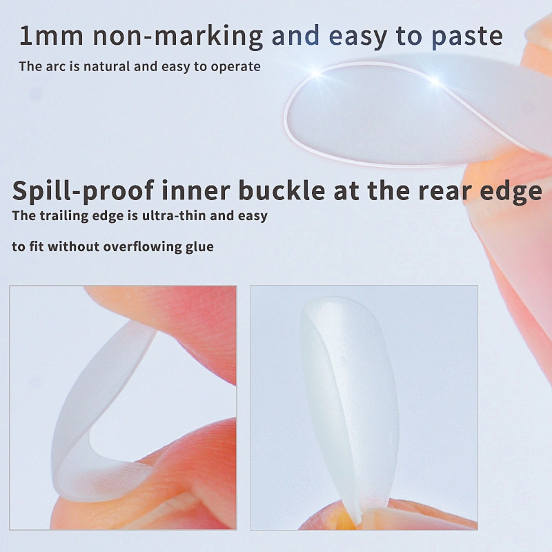 Short Frosted Nail Tips