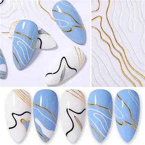 Striped Nail Stickers