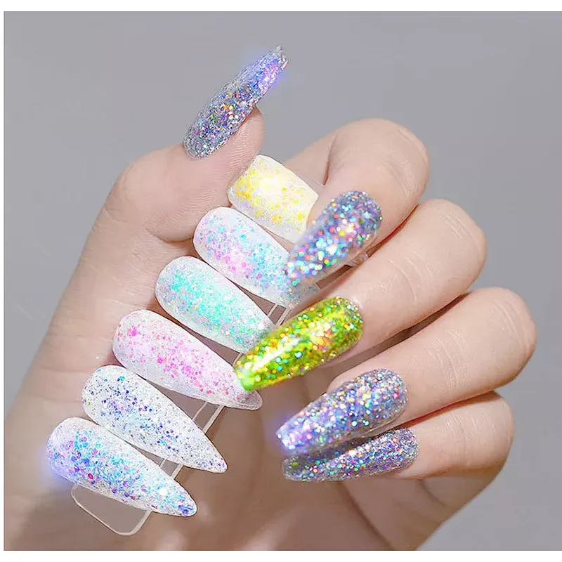 12 Color Strobe Diamond Scallion Powder