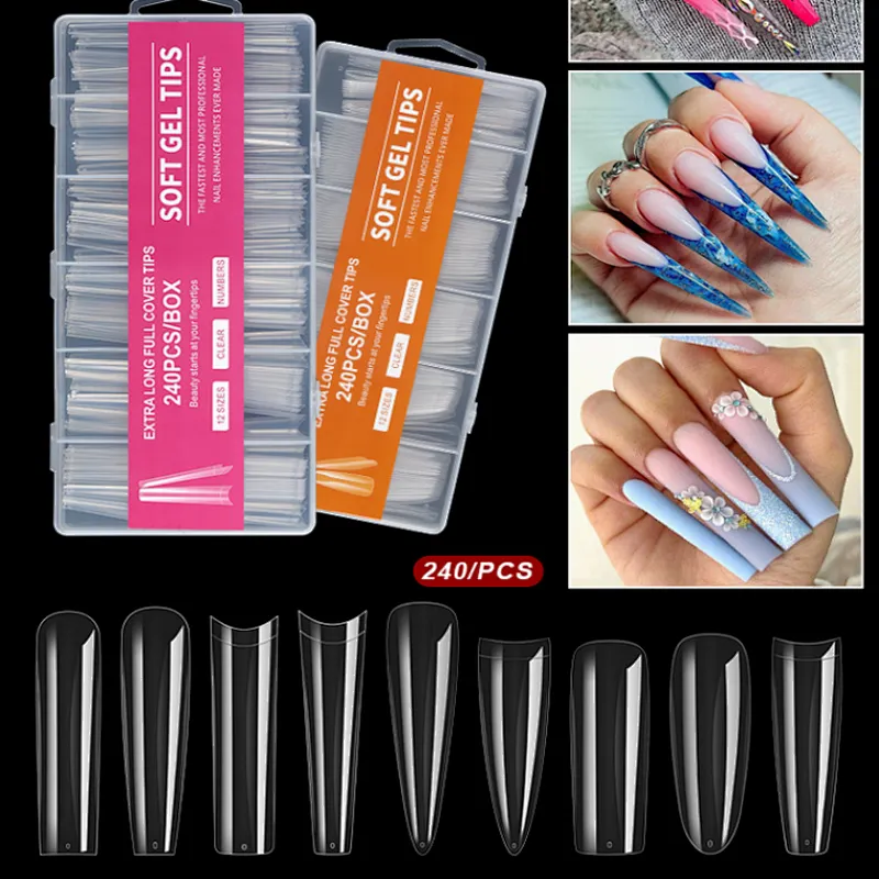 3XL Full Cover Nail Tips