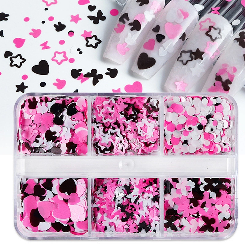 Butterfly Rabbit Heart Butterfly Nail Sequins