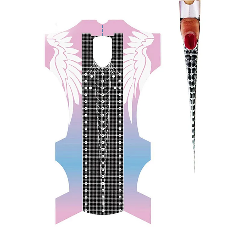 100PCS Extension Butterfly Nail  Form