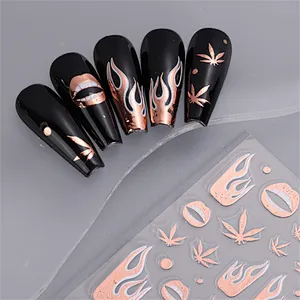 Anomalous Line Nail Stickers