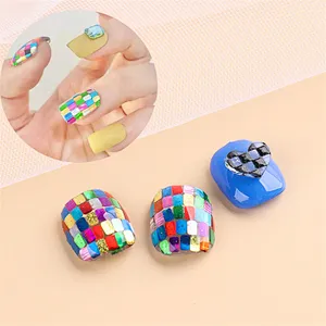 12 Grid Christmas Nail Sequin
