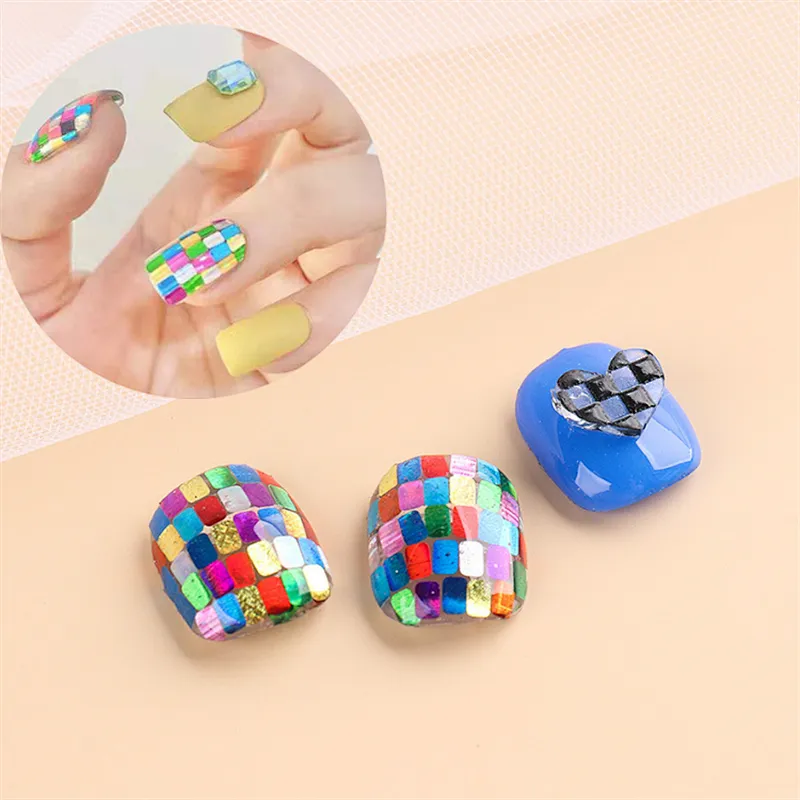 12 Grid Christmas Nail Sequin