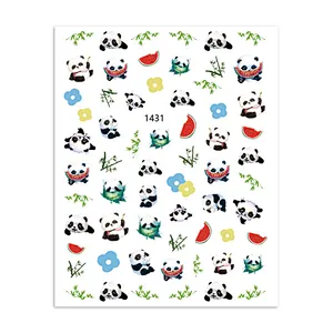Cute Panda Nail Stickers