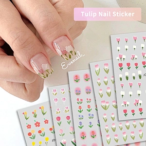 Tulip Floral & Plants Nail Stickers