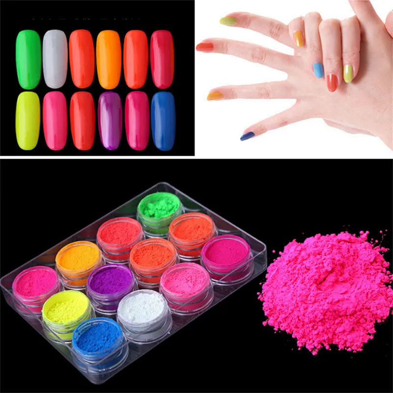 12 Color Sugar Phosphor Halo dye Powder