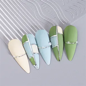 Anomalous Line Nail Stickers