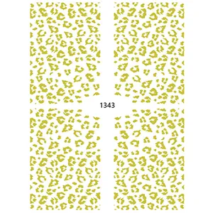 Animal Checkered Snakeskin Nail Stickers