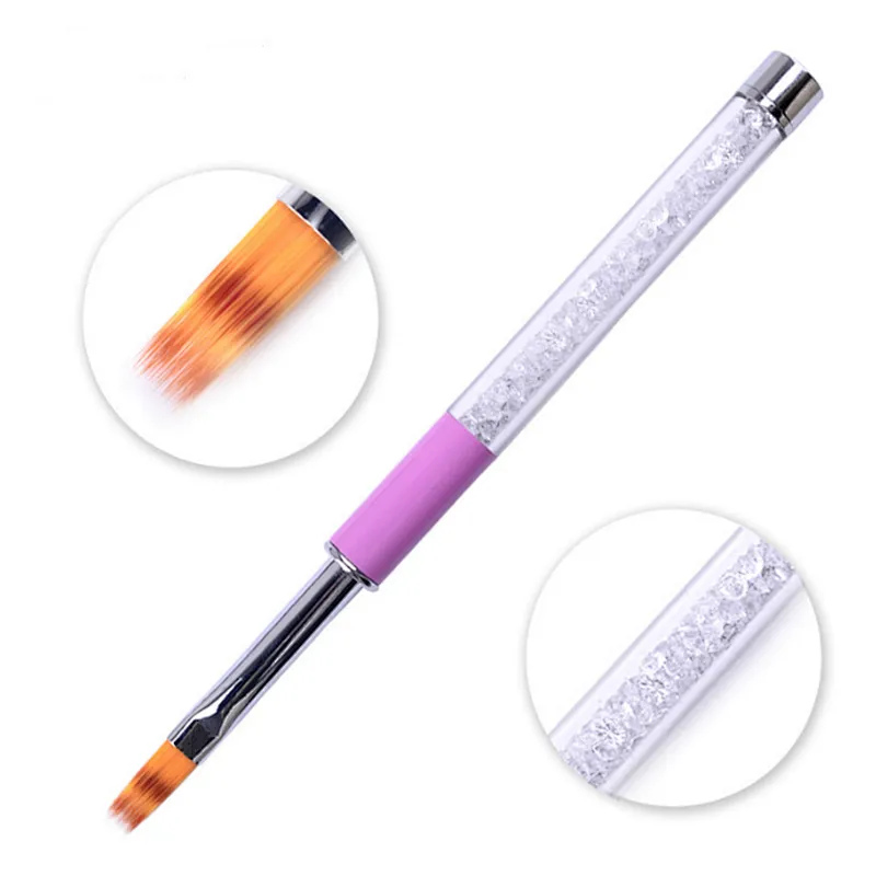 french tip nail brush , french manicure nail brush , french nail brush