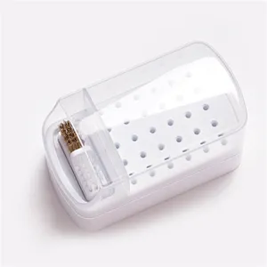 Drill Bits Storage Box With Brush