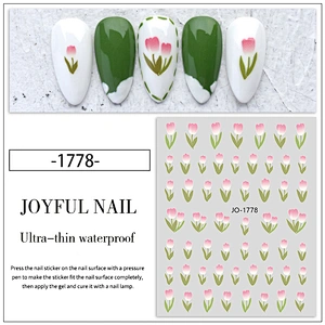 Tulip Floral & Plants Nail Stickers