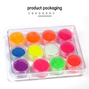12 Color Sugar Phosphor Halo dye Powder