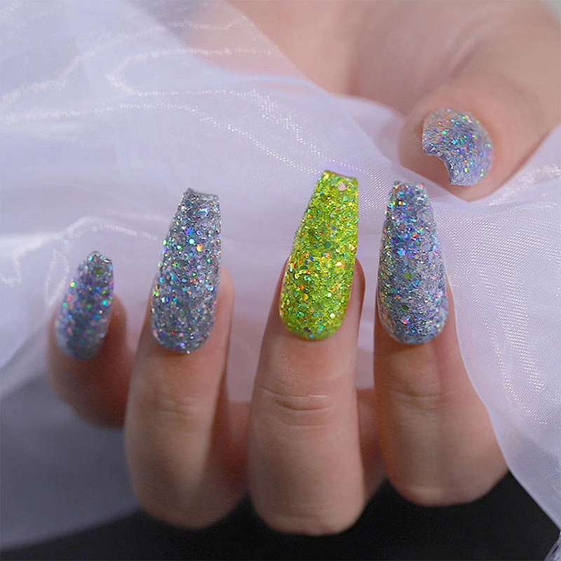 12 Color Strobe Diamond Scallion Powder