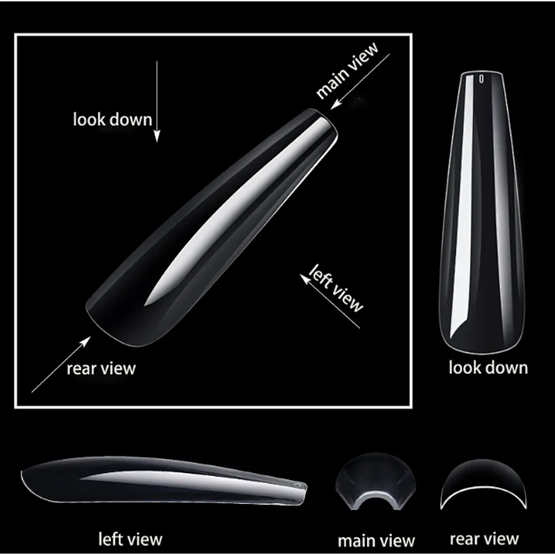 3XL Full Cover Nail Tips