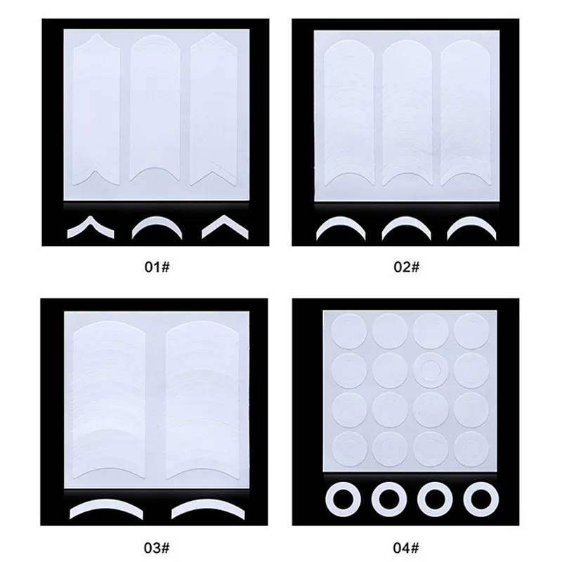 Smile Tip Guides Sticker(48PCS/set)