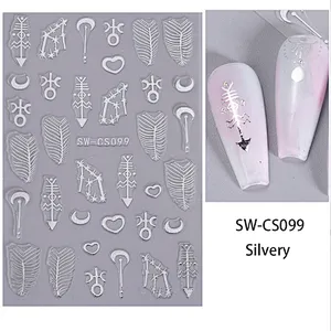 Anomalous Line Nail Stickers