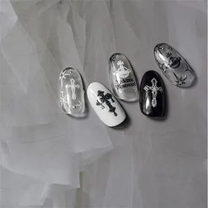Gothic Letter Crocin Thin Tough Nail Stickers