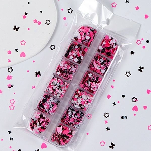 Butterfly Rabbit Heart Butterfly Nail Sequins