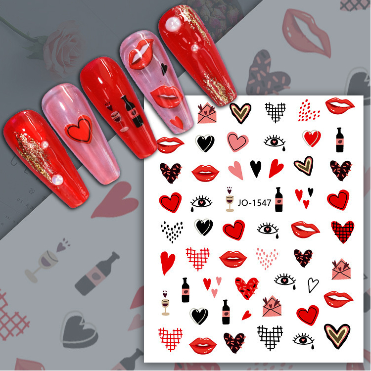 Valentine's Day Nail Stickers