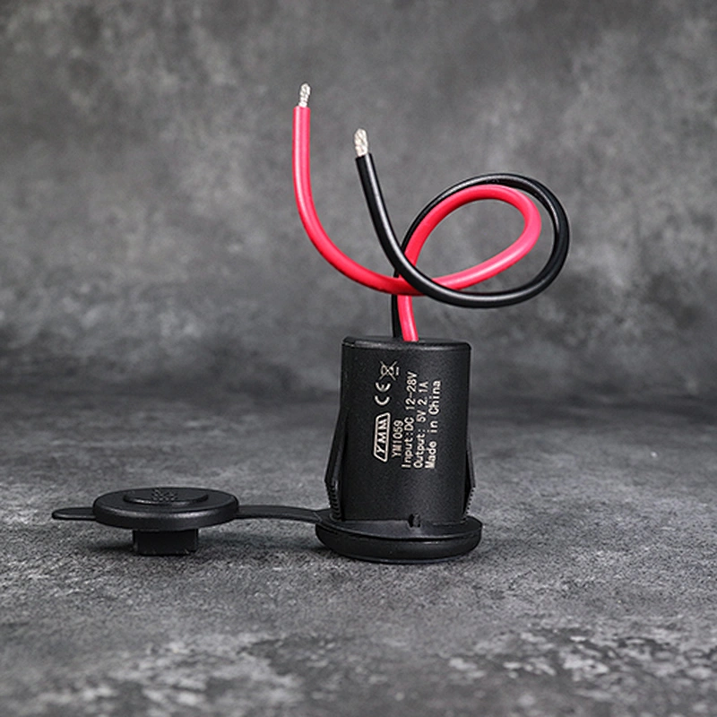 DAMAVO USB シガーライター交換アダプター スナップオン カーチャージャー