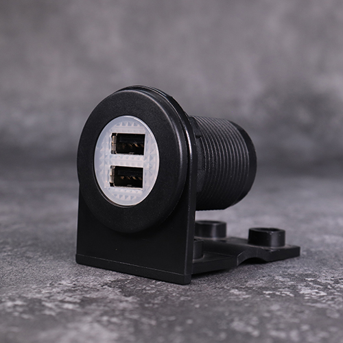DAMAVO 12V Caravan USB socket customized panel mount with holder