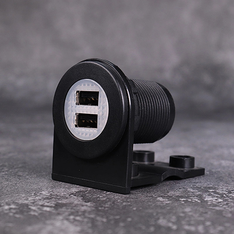 DAMAVO 12V Caravan USB socket customized panel mount with holder