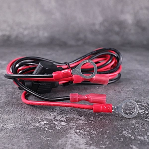 DAMAVO 12vdc cable with Mini blade fuse holder Boat Car