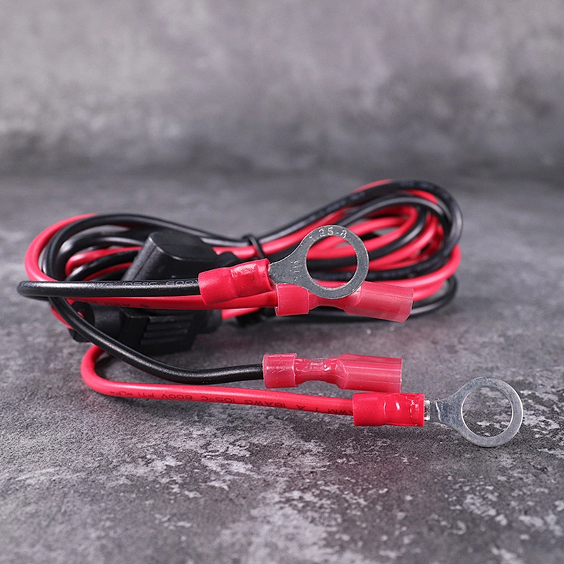 DAMAVO 12vdc cable with Mini blade fuse holder Boat Car