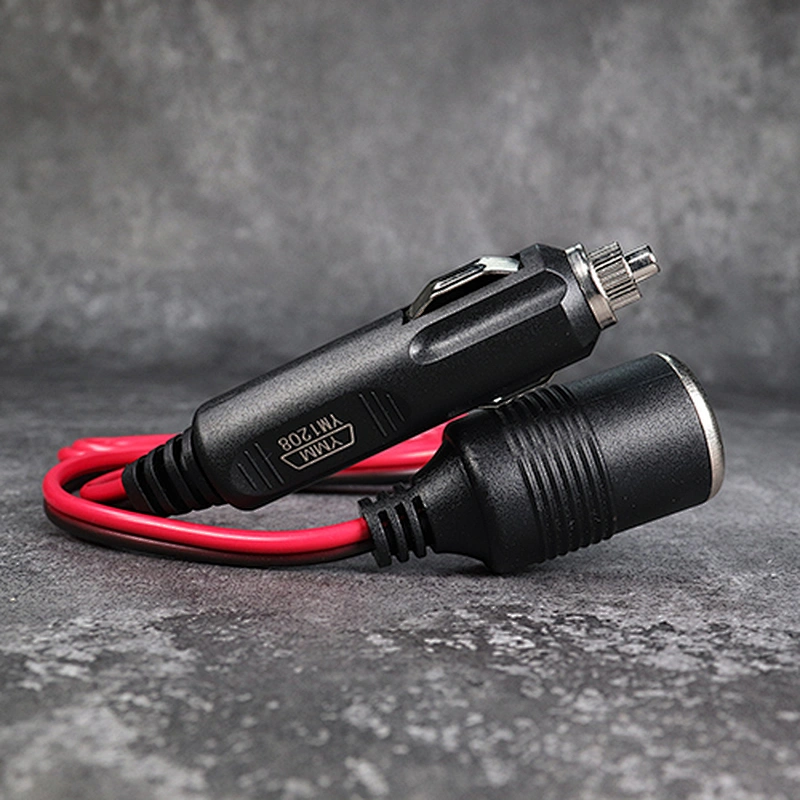 DAMAVO cable de extensión del encendedor de cigarrillos Cables de alimentación de 12 V CC