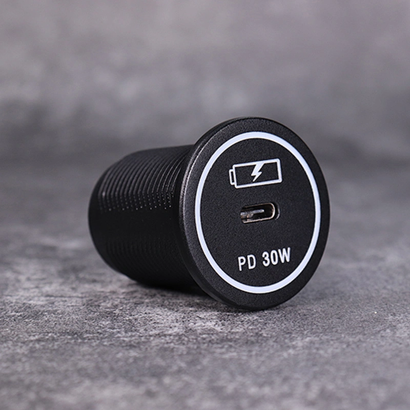 DAMAVO Type c power adapter Refit 30W USB PD charger for Coach Bus Vehicle Marine
