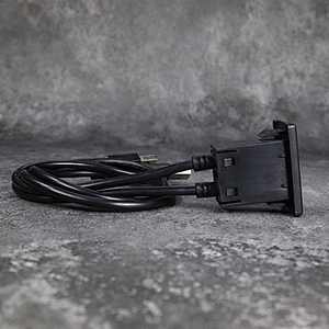 DAMAVO Flush Mount Dual USB Extension socket Dashboard 5V Nylon