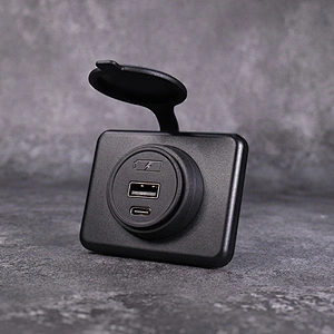 DAMAVO USB type C Car Charger Cigarette Lighter Socket 12V power outlet