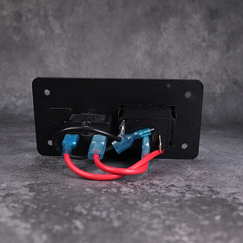 DAMAVO 12V 20A 24V 10A on/off rocker switch screw single panel