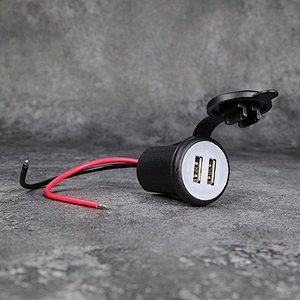 DAMAVO USB cigarette lighter replacement adapter snap on car charger