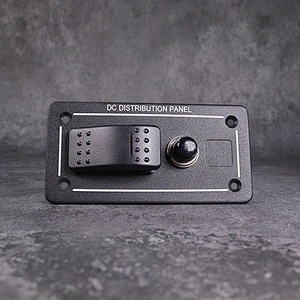 DAMAVO 12V 20A 24V 10A on/off rocker switch screw single panel