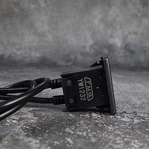 DAMAVO Flush Mount Dual USB Extension socket Dashboard 5V Nylon