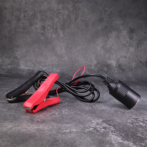 DAMAVO battery extension cord Alligator clips car leads cigar power