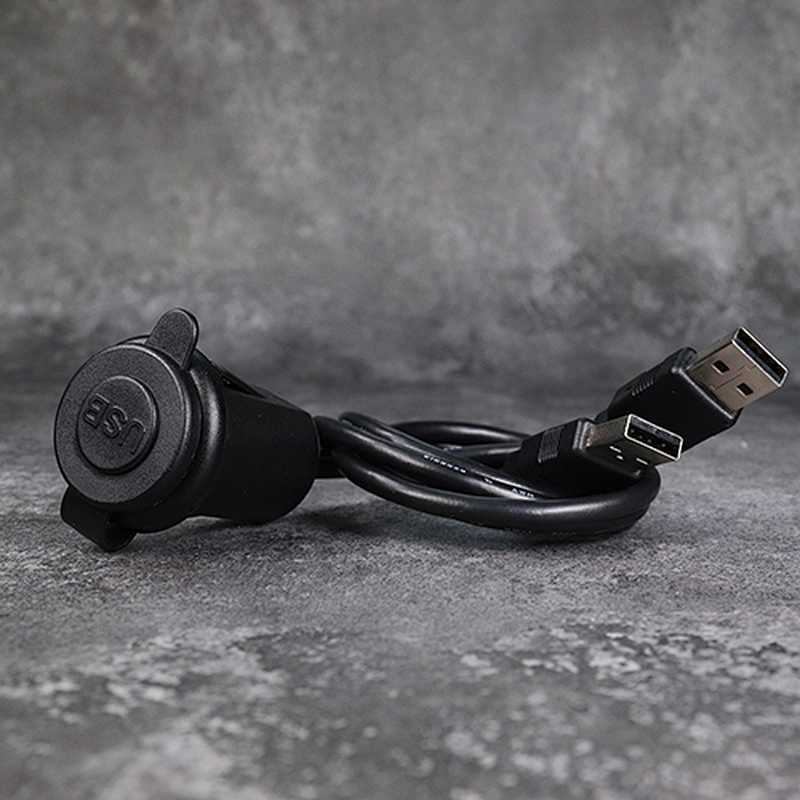DAMAVOシガレット ライター USB エクステンション12V/5V ダッシュボード フラッシュマウント