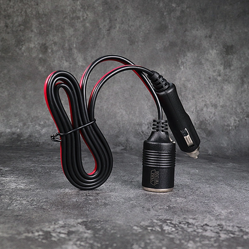 DAMAVO cable de extensión del encendedor de cigarrillos Cables de alimentación de 12 V CC