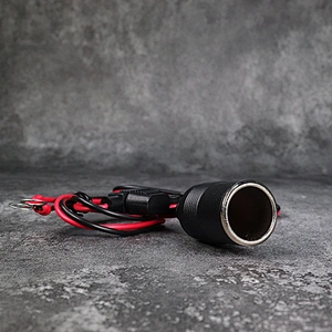 DAMAVO 12-V-Steckdose adapter Buchse, schwere Steckdose mit Kabel
