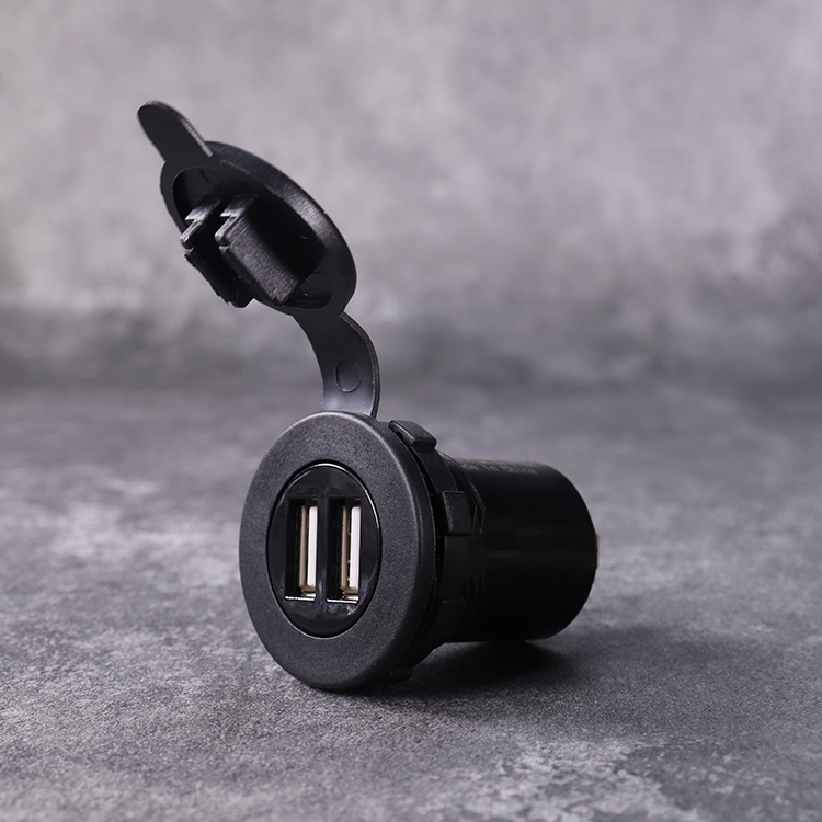 5V 4.2A Dual USB-A charger half-thread USB to socket charger quick installation by DAMAVO