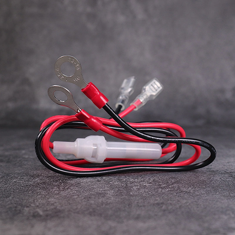 DAMAVO USB kabel charger mobil DC wire harness menyatu 12V 18AWG
