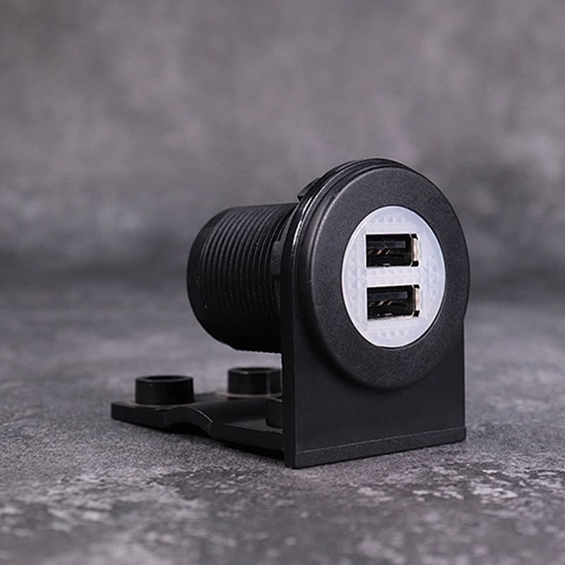 DAMAVO 12V Caravan USB socket customized panel mount with holder
